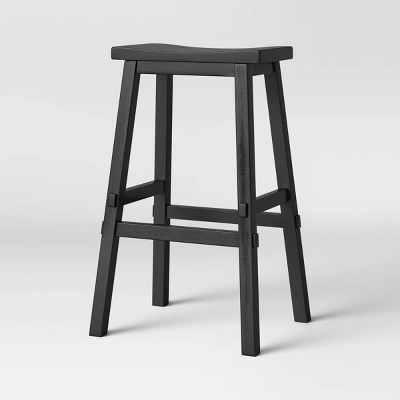 Halifax Farmhouse Wood Barstool - Threshold - Image 2
