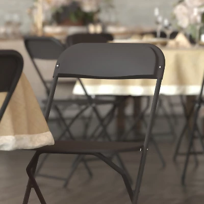 Flash Furniture Hercules⢠Series Plastic Folding Chair - 6 Pack 650LB Weight Capacity - Image 8