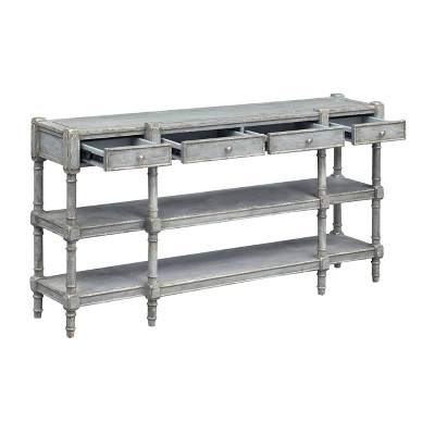 Hera 4 Drawer Console Blue - Treasure Trove Accents - Image 2