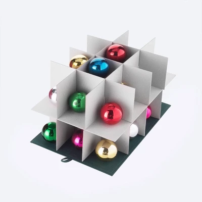 Elf Stor Christmas Ornament Storage Chest Green - Image 2