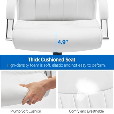 Yaheetech Office Chair Big And Tall Desk Chair Padded Armrests - Image 6