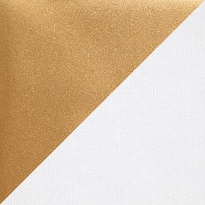 Set Of 2 Midas 26" Contemporary Glam Counter Height Barstool Gold/White Velvet Cushion - LumiSource - Image 7