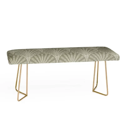 Iveta Abolina Scallop Fan Sage Bench - Deny Designs - Image 5