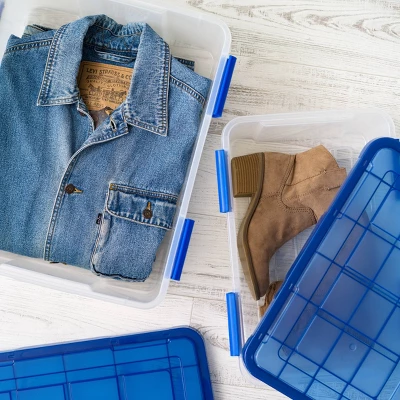 IRIS 16qt WeatherPro Plastic Storage Bin - Image 10