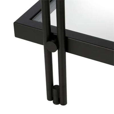 Metal Side Table In Black - Henn&Hart - Image 2