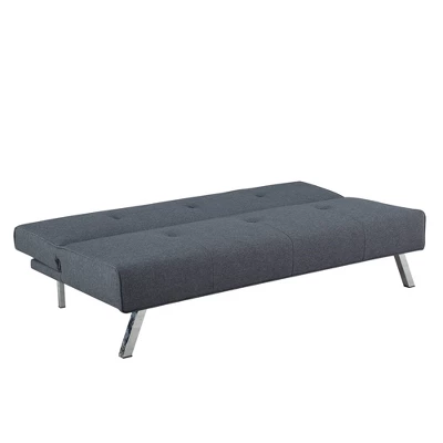 Sorenson Convertible Futon Sofa Bed Charcoal - Serta - Image 4