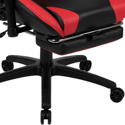 Flash Furniture Gaming Desk And Footrest Reclining Gaming Chair Set With Cup Holder And Headphone Hook - Image 8
