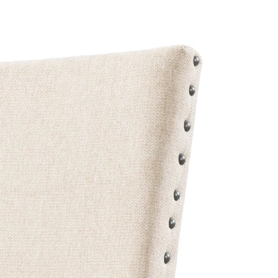 Dex 7pc Extendable Dining Table Set And 6 Upholster Side Chairs Walnut Brown/ Cream - Picket House Furnishings - Image 8