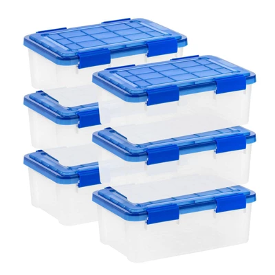 IRIS 16qt WeatherPro Plastic Storage Bin - Image 12