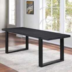 Yves Counter Height Dining Table Charcoal - Steve Silver Co.
