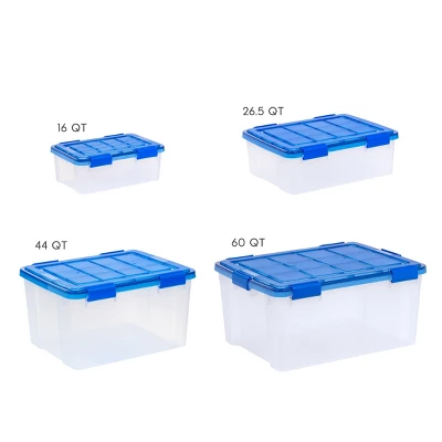 IRIS 16qt WeatherPro Plastic Storage Bin - Image 8