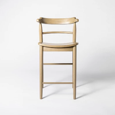 Kaysville Curved Back Wood Counter Height Barstool - Threshold™ Designed With Studio McGee - Image 2