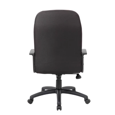 Mid Back Fabric Managers Chair Black - Boss Office Products - Image 5