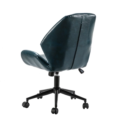 Juli Mid-Back Vegan Leather Office Task Chair With Adjustable Height Home Task Chair | Karat Home - Image 3