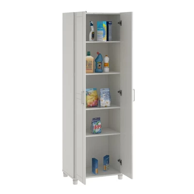 24" Welby Utility Storage Cabinet White - Room & Joy - Image 5