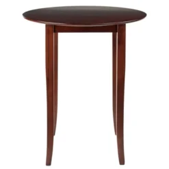 Fiona Round High/Pub Table Antique Walnut - Winsome