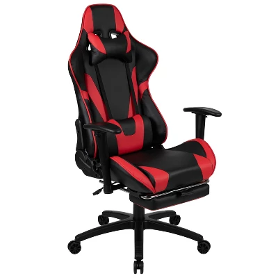 Flash Furniture Gaming Desk And Footrest Reclining Gaming Chair Set With Cup Holder And Headphone Hook - Image 9