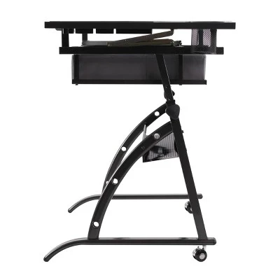 Core Drawing Table And Stool Set Charcoal Black/White - Studio Designs - Image 11