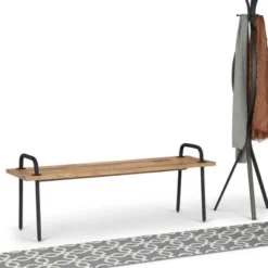 55" Sera Entryway Bench Natural - WyndenHall