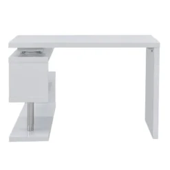Yaminah Multifunctional Corner/L Desk White - Aiden Lane