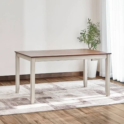 Ellsworth Wood Dining Table Medium Brown - Vifah - Image 5