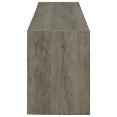 Hays 2 Door TV Stand For TVs Up To 80" Gray Driftwood - Coaster - Image 4