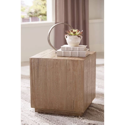 Waltleigh Side Table Brown/Beige - Signature Design By Ashley