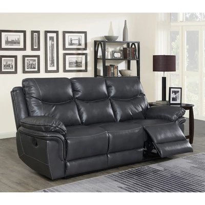 Isabella Upholstered Recliner Sofa - Steve Silver Co. - Image 4