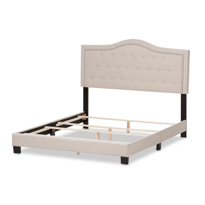 Emerson Modern And Contemporary Fabric Upholstered Bed - Baxton Studio - Image 2