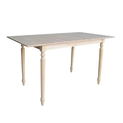 Counter Height Extendable Dining Table With Butterfly And Shaker Styled Legs - International Concepts - Image 10