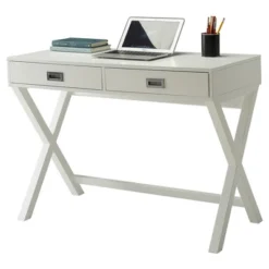 Landon Desk White - Breighton Home