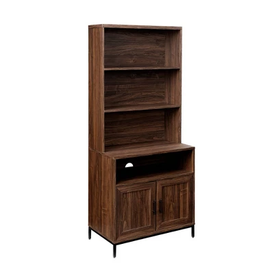 64.12" Orin Modern 2 Door Bookshelf Hutch - Saracina Home - Image 13