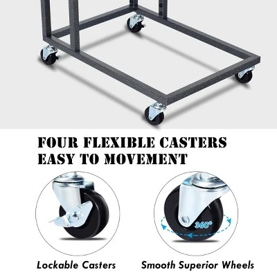 Costway Laptop Holder Sofa Side End MobileTable Multiple Stand Desk Notebook Beside Grey - Image 9