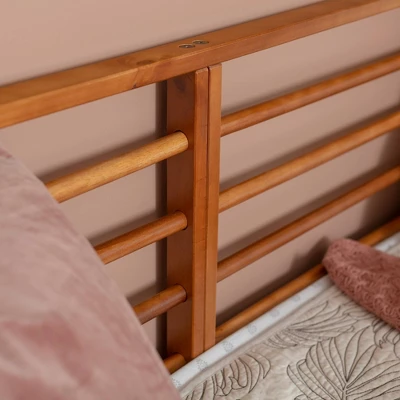 Mid Century Modern Solid Wood Spindle Daybed - Saracina Home - Image 4