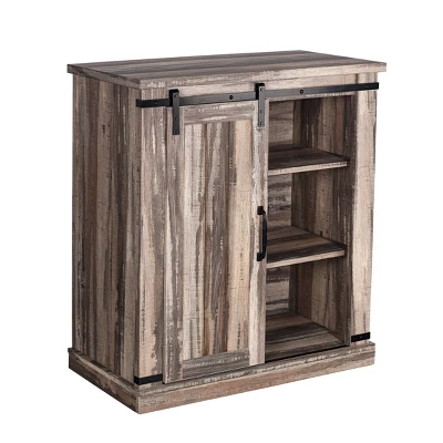 TV Stand For TVs Up To 40" Aged Wood Brown - Home Essentials - Image 3