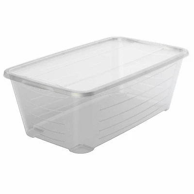 Life Story 6 Quart Rectangular Clear Plastic Protective Storage Shoe Box, 8 Pack - Image 3