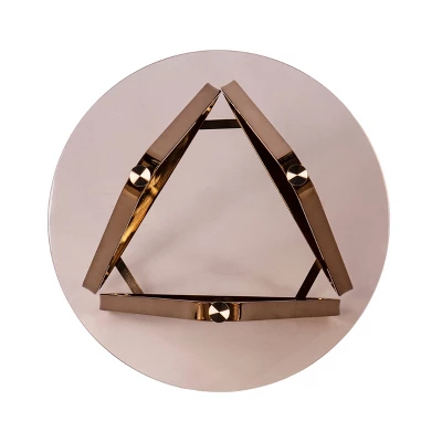 Tainbin Round End Table Champagne - Aiden Lane - Image 5