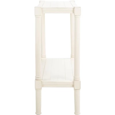 Rafiki Console Table - Distressed White - Safavieh - Image 3