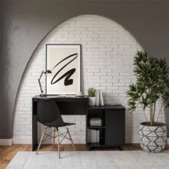 Pikeston Computer Desk And Cabinet Combo - Room & Joy