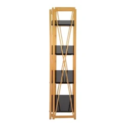 Folia 4 Shelf Vertical Bookcase - Lumisource