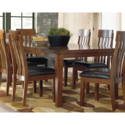 Ralene Rectangular Butterfly Extendable Dining Table Wood/Medium Brown - Signature Design By Ashley