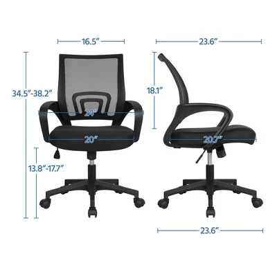 Yaheetech Adjustable Ergonomic Computer Chair Office Chair - Image 2