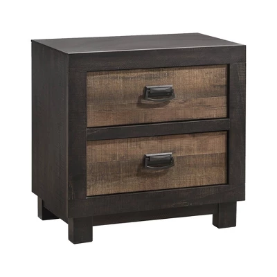 2 Drawer Harrison Nightstand Walnut - Picket House Furnishings