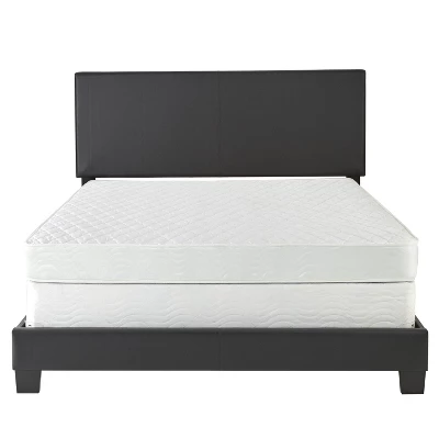 Langley Faux Leather Upholstered Platform Bed Frame - Eco Dream - Image 3
