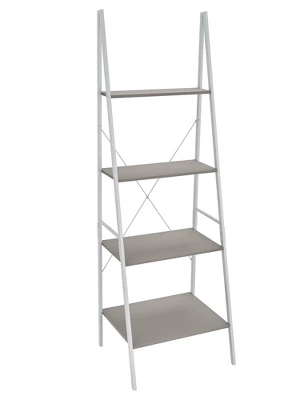 Book Shelf Ladder Shelf Mixed Material Taupe - ClosetMaid - Image 2