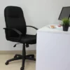 Mid Back Fabric Managers Chair Black - Boss Office Products