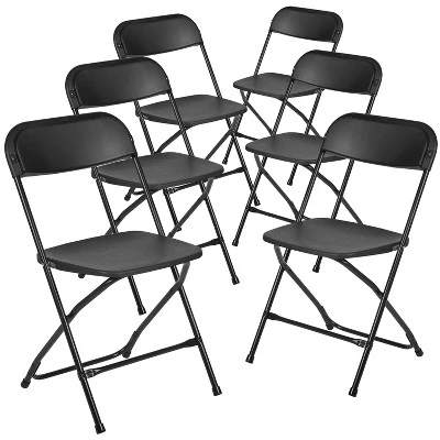 Flash Furniture Hercules⢠Series Plastic Folding Chair - 6 Pack 650LB Weight Capacity - Image 15
