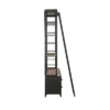 83" Actaki Bookshelf And Ladder Sandy Gray - Acme Furniture