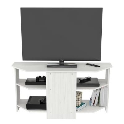Corner TV Stand For TVs Up To 60" Dark Brown - Inval - Image 7