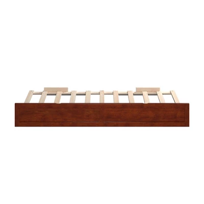 Twin Trundle Bed Walnut - AFI - Image 2